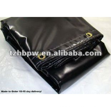 Nouveau 8x10 à vendre Black Heavy Duty Waterproof Vinyl Tarp